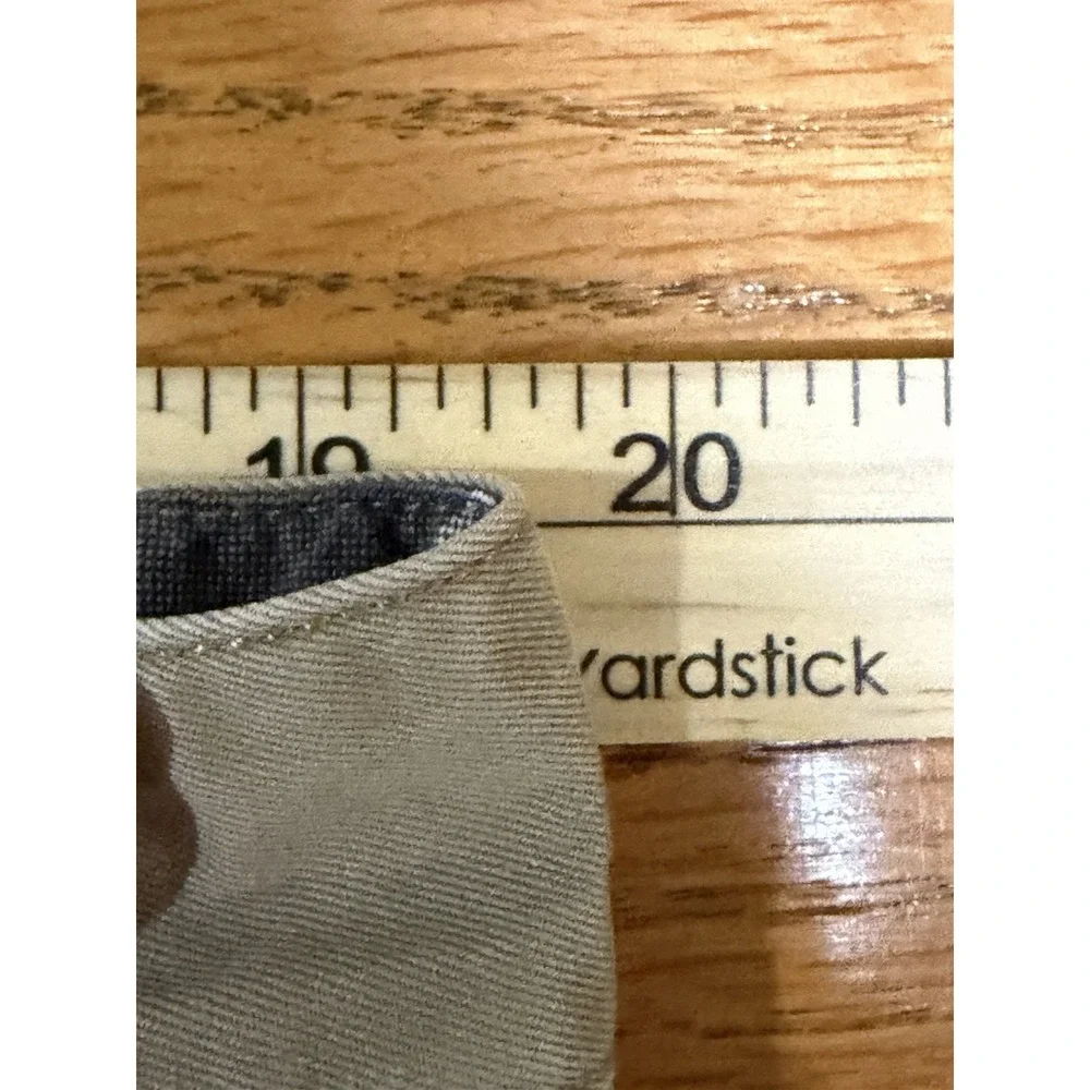 Barbour Shorts Mens 40 Khaki Flat Front Cotton 9.5